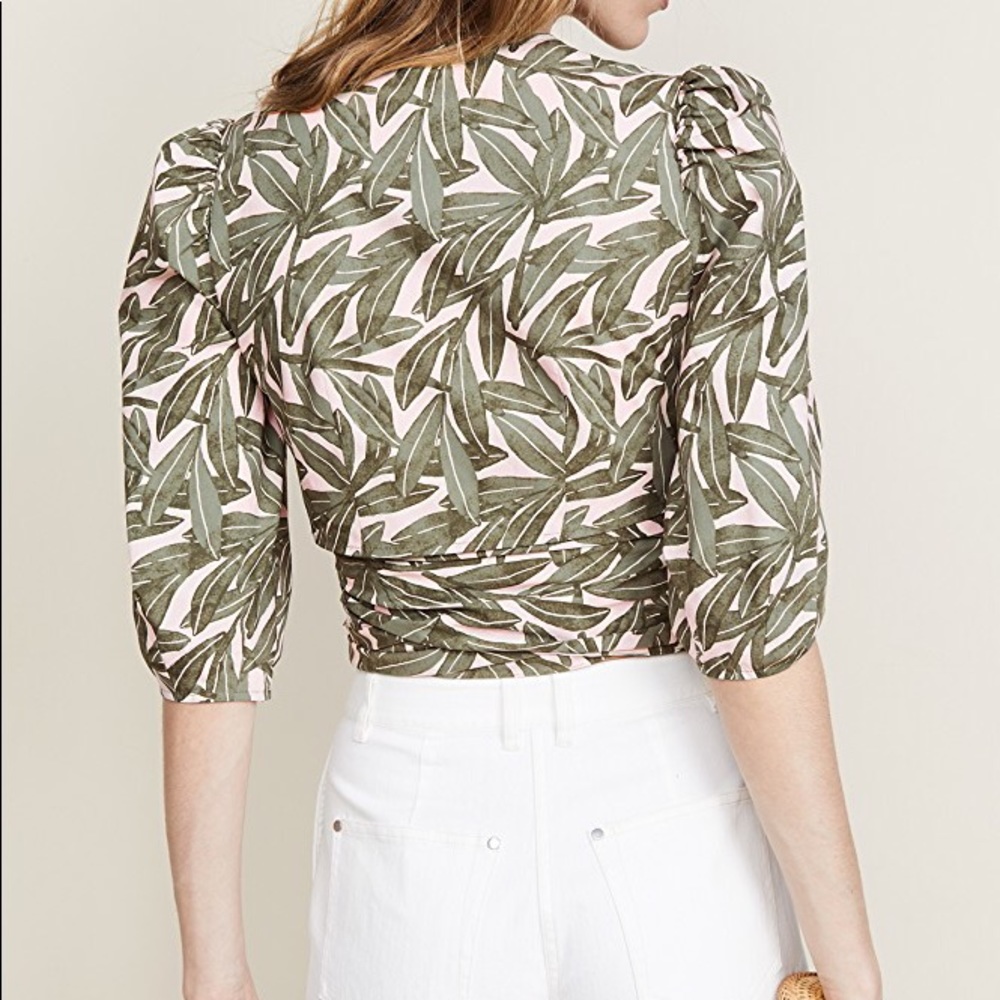 Whit Mary Wrap Top Size Medium NWOT - Picture 3 of 8